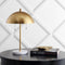 Ella 20.7" Dome Metal with Marble Base LED Table Lamp