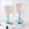 Cecile 25.5" Glass Teardrop LED Table Lamp