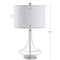 Cecile 25.5" Glass Teardrop LED Table Lamp