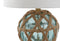 Andrews 21.5" LED Glass/Rope Table Lamp