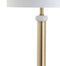 Gregory 60.5" Metal/Marble LED Floor Lamp
