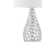 Lily 22.25" Midcentury Modern Iron LED Table Lamp with USB Charging Port