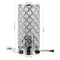 Lucie 9.5" Mid-Century Modern Iron/Acrylic LED Mini Uplight Table Lamp with USB Charging Port and Smart Bulb
