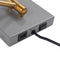 Hygge 16" Swing Arm Modern Midcentury Iron USB Charging Port LED Sconce