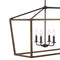 Oria 10" Iron Farmhouse Industrial Lantern LED Pendant