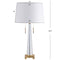 Zoe 29.5" Crystal LED Table Lamp
