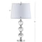 Cole 27" Crystal LED Table Lamp