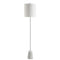 Lincoln 62.5" Marble/Metal LED Floor Lamp