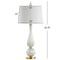 Gillian 33.7" Glass LED Table Lamp