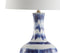 Tucker 30.5" Striped Ceramic/Metal LED Table Lamp