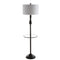 Laine 60" Metal/Glass LED Side Table and Floor Lamp
