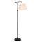 Jason 68.5" Metal Traditional Swing Arm LED Floor Lamp