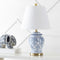 Juliana 22.25" Traditional Classic Chinoiserie Ceramic LED Table Lamp