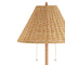 Nando 61"  Coastal Bohemian Iron/Rattan LED Floor Lamp with Pull-Chain