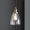 Cleo 5.5" Adjustable Metal/Glass LED Pendant