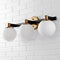 Modernist Globe Metal/Frosted Glass Modern Contemporary LED Vanity