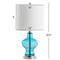 Mer 20.5" Glass/Metal LED Table Lamp