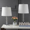 Kevin 22" Glass/Metal LED Table Lamp