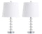 Kevin 22" Glass/Metal LED Table Lamp