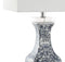 May 28" Ceramic/Crystal LED Table Lamp