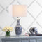 May 28" Ceramic/Crystal LED Table Lamp