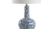 Chinois 30" Ceramic/Iron Classic Cottage LED Table Lamp