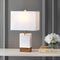 Trevor 22.5" Marble/Iron Gold Modern Console LED Table Lamp