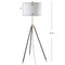 Lucius 67" Adjustable Metal LED Floor Lamp