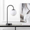Arco 18.25" Iron/Glass Minimalist Mid Century Globe LED Table Lamp
