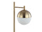 Marcel 21" Iron/Glass Art Deco Mid Century Globe LED Table Lamp