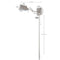 Arlo Farmhouse Industrial Single Swing Arm Plug-In or Hardwired Iron LED Wall Sconce with Pull-Chain