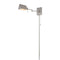 Arlo Farmhouse Industrial Single Swing Arm Plug-In or Hardwired Iron LED Wall Sconce with Pull-Chain
