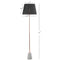 Heymann 57" Minimalist Metal/Marble LED Floor Lamp