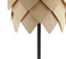 Simon 63" Pinecone Wood/Metal LED Floor Lamp