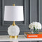 Ilsa 22" Dotted Glass/Metal LED Table Lamp