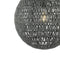 Luna 15.75" Bohemian Modern Woven Rattan/Iron LED Pendant
