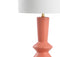 Ziggy 27" Ceramic/Iron Contemporary Glam LED Table Lamp