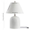 Serge Swirl 28.5" Ceramic Bohemian Glam LED Table Lamp