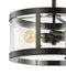 Herndon 15" Iron/Glass Modern LED Flush Mount