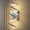Scribble 7" Modern Metal Integrated LED Vanity Light Sconce