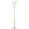 Scribble 60.5" Modern Dimmable Metal Integrated LED Floor Lamp