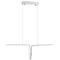Ali 34.5" Dimmable Adjustable Integrated LED Metal Linear Pendant