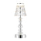 Lillian 12.75" Bohemian Classic Acrylic Rechargeable Integrated LED Table Lamp