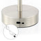 Natalia 12.25" Modern Minimalist Iron Rechargeable Integrated LED Table Lamp