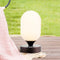 Eli 8" Bohemian Farmhouse Iron Rechargeable Integrated LED Table Lamp