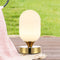 Eli 8" Bohemian Farmhouse Iron Rechargeable Integrated LED Table Lamp