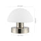 Zoe 5.75" Bohemian Farmhouse Iron Rechargeable Integrated LED Table Lamp