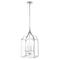 Ruth 11" Traditional Classic Lantern Metal/Glass LED Pendant