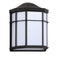 Henry 7.75" Outdoor Frosted Acrylic/Metal Integrated LED Wall Sconce