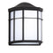 Henry 7.75" Outdoor Frosted Acrylic/Metal Integrated LED Wall Sconce